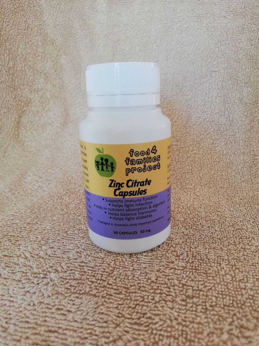 ZINC CITRATE 50g 90 CAPSULES